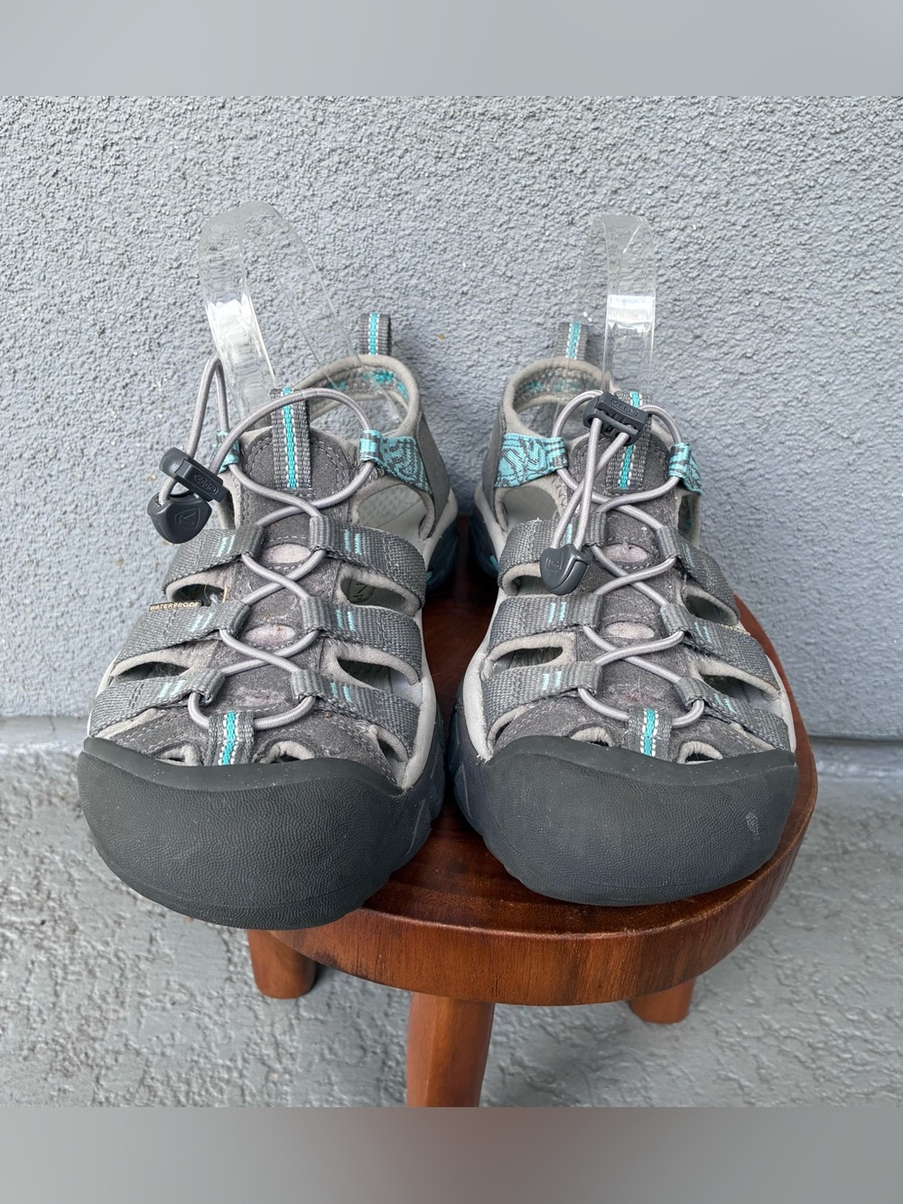 KEEN Newport H2 Waterproof Sport Sandals Gray Teal Women’s 8.5 - Picture 2 of 10